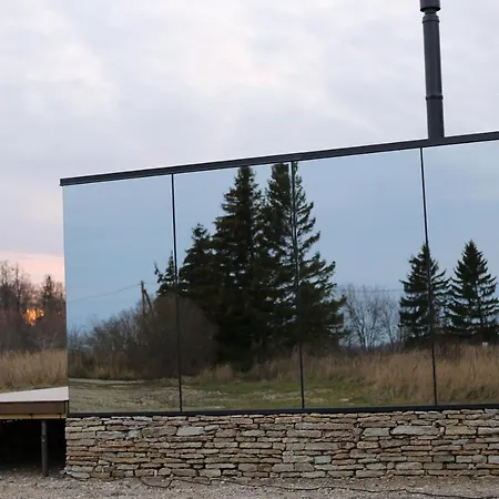 Seaside Getaway In Oeoed Mirror House With Sauna Holiday home Vihterpalu