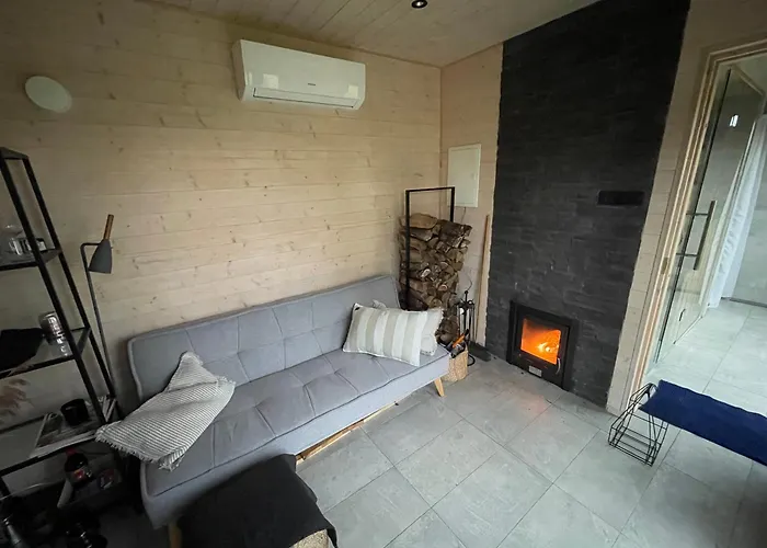 Seaside Getaway In Oeoed Mirror House With Sauna Vihterpalu